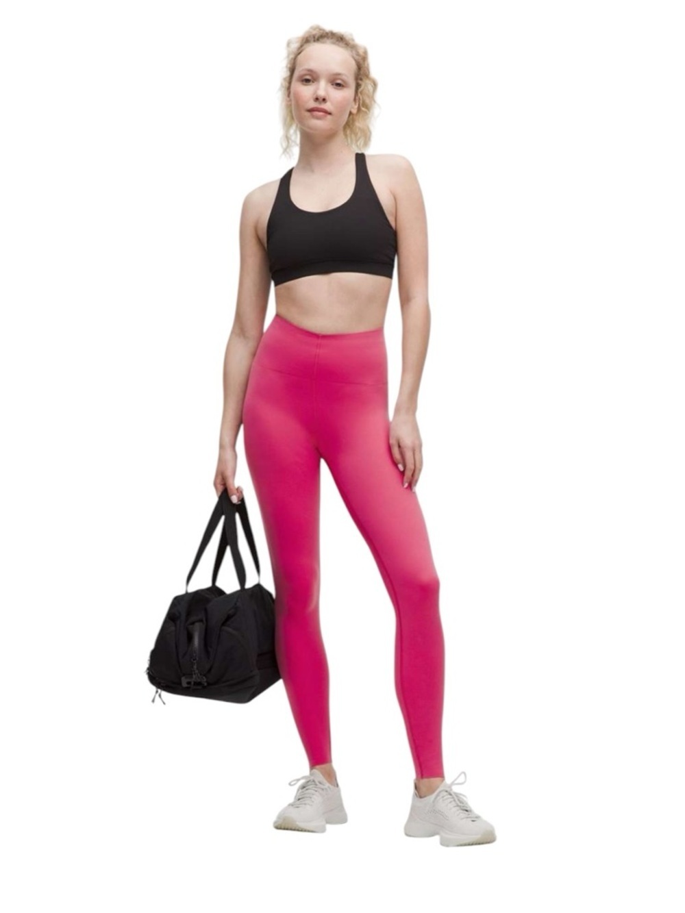 Lululemon Glow Up High Rise Tight 28 Inch Raspberry Coulis Size 8 NWT
